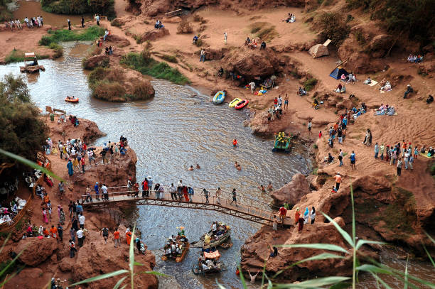 Ouzoud waterfall in Atlas of Morocco