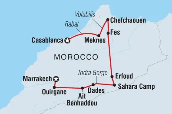 15-day Best of Morocco from Marrakech to the Sahara Desert